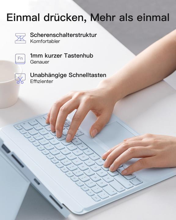 Produktbild Inateck Keyboard iPad 04118 blue (KB04118 blue)