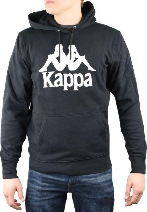Kappa Taino with hood 705322-19-4006 black XXL (XXL)