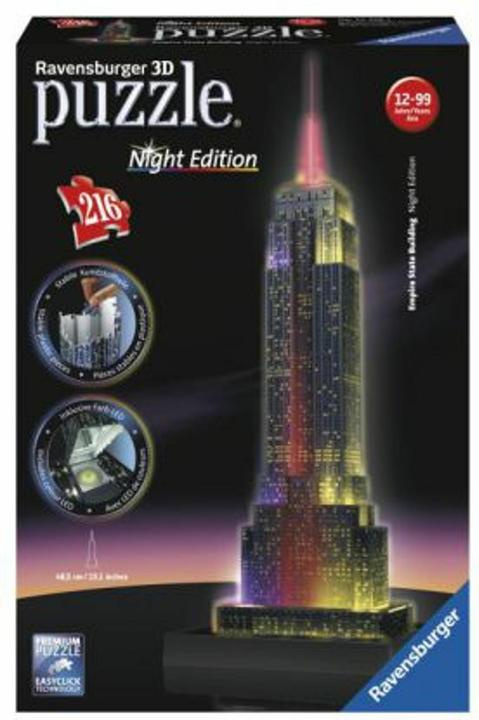 Empire State Building at night (216 pieces)