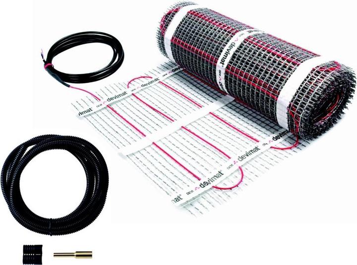 Actual product image Devi Thin-bed heating mat 150 83-030574 150W/sqm 4.0 sqm, 0.5 x 8.0 self-adhesive