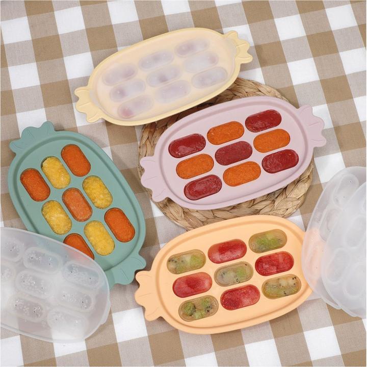 Actual product image Haakaa Silicone Nibble Tray - Apricot