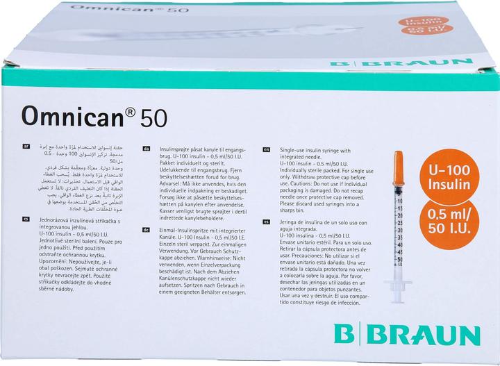 Produktbild B.Braun Insulin 50 (Insulinspritze)