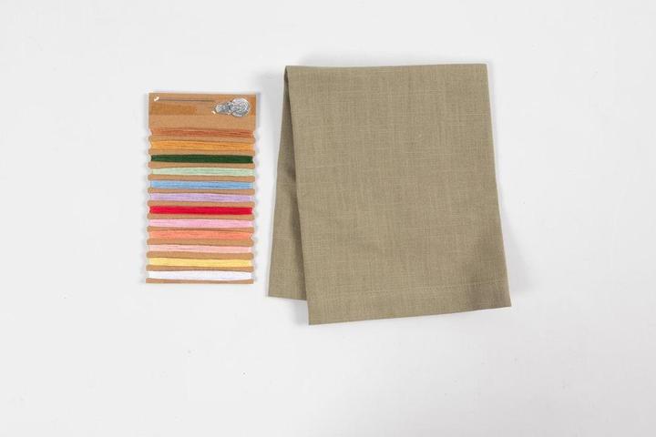 Actual product image Creativ Company Bastelset Sticken Serviette
