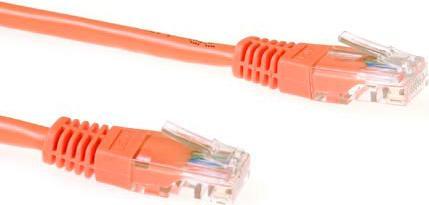 Produktbild Orange 0.5 meter U/UTP CAT6 patch cable with RJ45 connectors CAT6 U/UTP ORANGE 0.50M (U/UTP, CAT6, 0.50 m)
