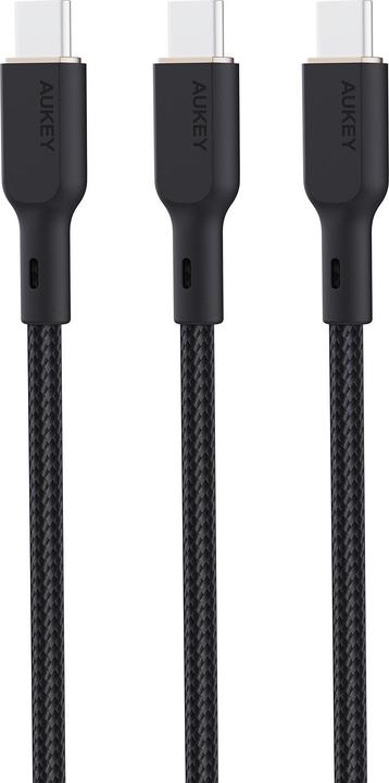 Image du produit Aukey USB C – USB C 3er Pack (1 m)