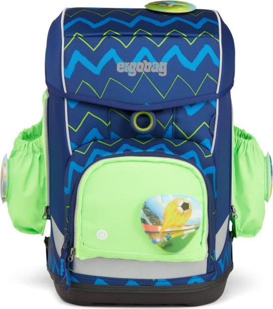 Immagine prodotto Ergobag Set zip LED fluo con tasche laterali verde