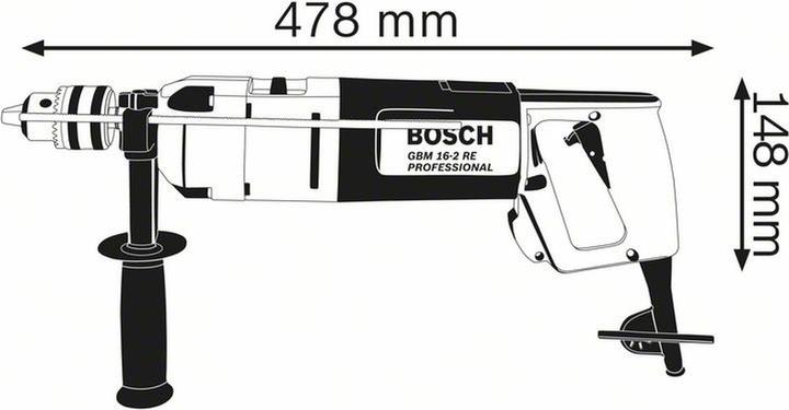 Actual product image Bosch Professional Gbm 16-2 Re (Electrical connection)