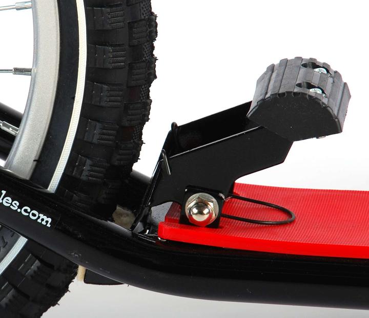 Produktbild Volare Step - Jongens en Meisjes - 16 inch - Zwart/Rood