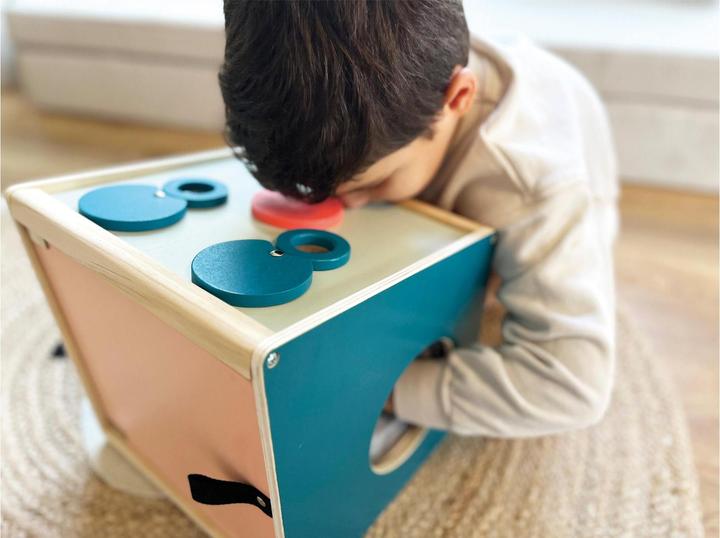Produktbild small foot Sinnesbox aus Holz mit Linsen Sense