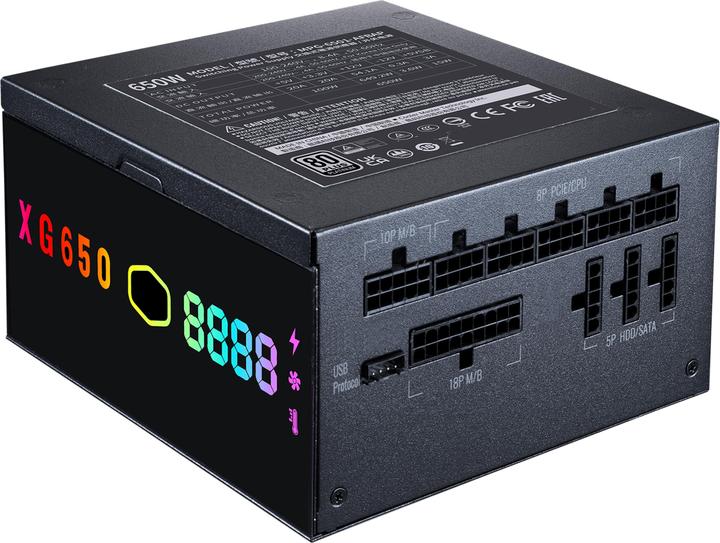 Image du produit Cooler Master Zasilacz XG650 Plus Platinum 650W (MPG-6501-AFBAP-XEU) (650 W)