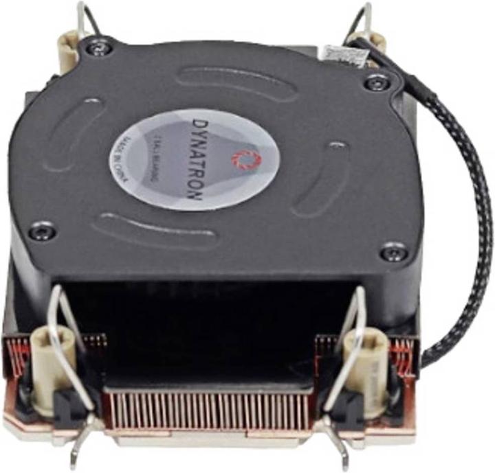 Produktbild Dynatron N12 Intel CPU Kuehler 1U LGA4189-4-5 P4-P5 od P+ Kuehlkoerper Kupfer mit Vapour Chamber aktiv mit PW (80.60 mm)