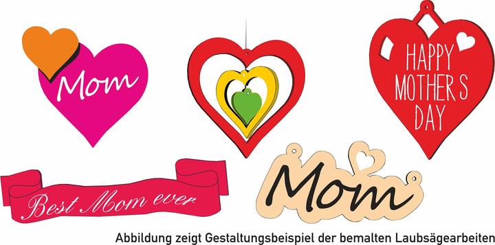 Actual product image Fretsaw template Mother's Day