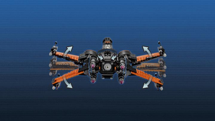 Actual product image LEGO Star Wars Poe's X-Wing Fighter (75102, LEGO Star Wars)