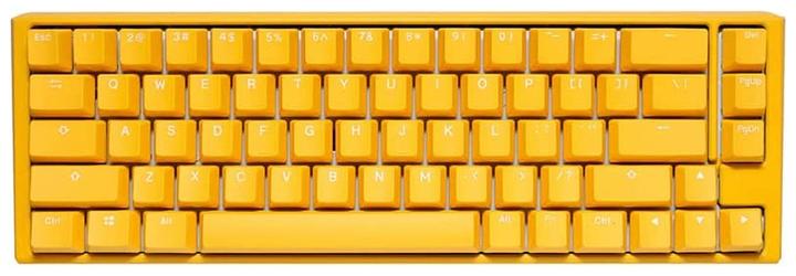 Actual product image Ducky One 3 Yellow SF Gaming Keyboard, RGB LED - MX-Brown (US) (US, Cable)