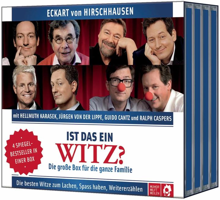 Actual product image Is this a joke? The big box for the whole family (Hellmuth Karasek, Ralph Caspers, Guido Cantz, Corner species of Hirschhausen, Jürgen von der Lippe, German)