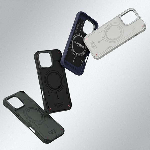 Actual product image Skinarma case Mecha iPhone 16 Pro 6.3" Magnetic Charging navy (Apple iPhone 16 Pro)