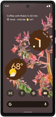 Produktbild Google Pixel 6 (128 GB, Carbon Black, 6.40", SIM + eSIM, 50 Mpx, 5G)