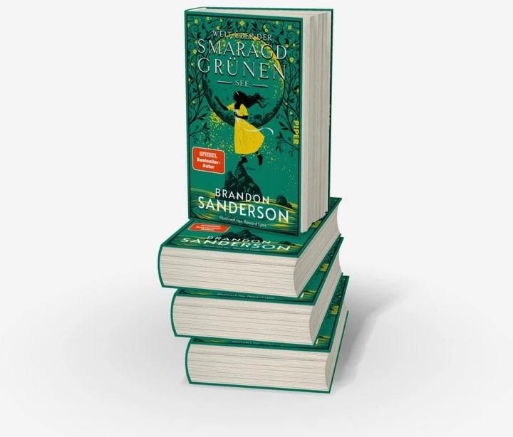 Actual product image Weit über der smaragdgrünen See (German, Howard Lyon, Simon Weinert, Brandon Sanderson, 2023)