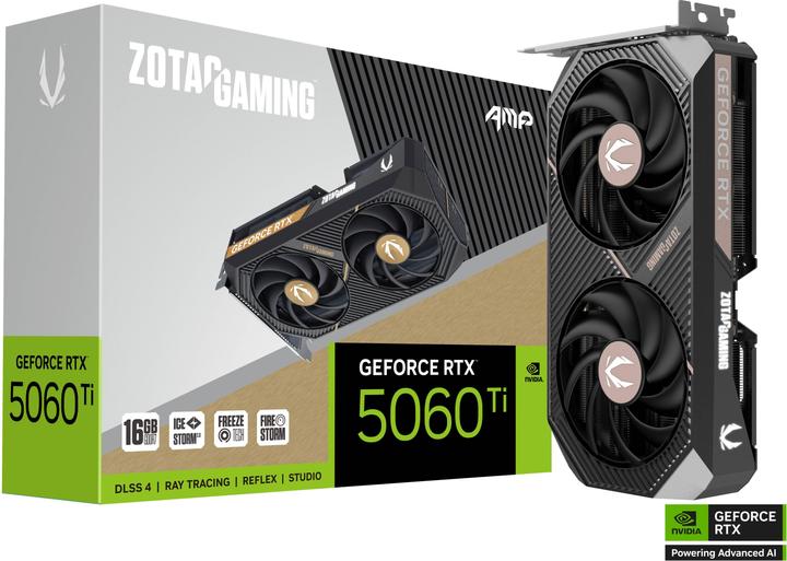 Actual product image Zotac GeForce RTX 5060 Ti AMP (16 GB)