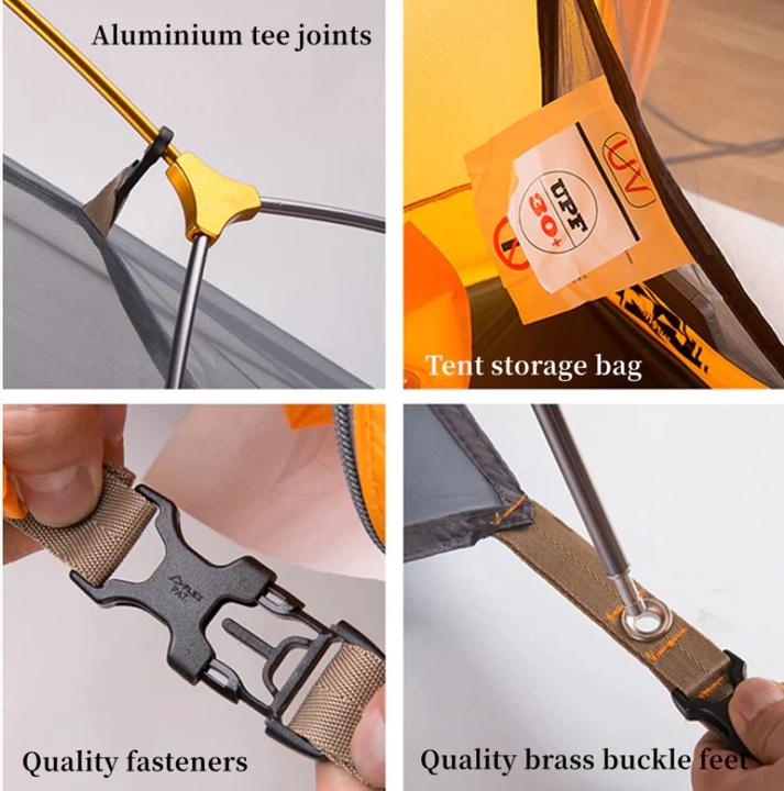 Produktbild Naturehike Namiot Cycling Ultralight 1 NH18A095-D-Orange (1.65 kg, 1 Person)