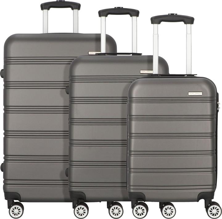 Actual product image Worldpack Toronto 4 wheel suitcase set 3-piece (97 l, XL (from 140l))