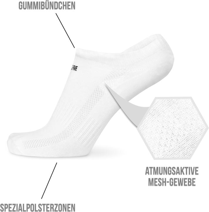 Actual product image Circle Five 6 pairs of sneaker socks with silicone grip (pack of 6, 43 - 46)