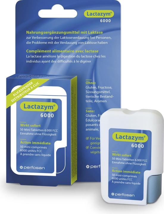 Actual product image Lactazym 6000 Mini (50 Piece, Pills, 30 g)