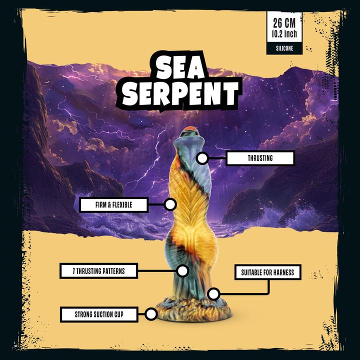 Produktbild Mythical Mates Sea Serpent Dildo mit Stossfunktion