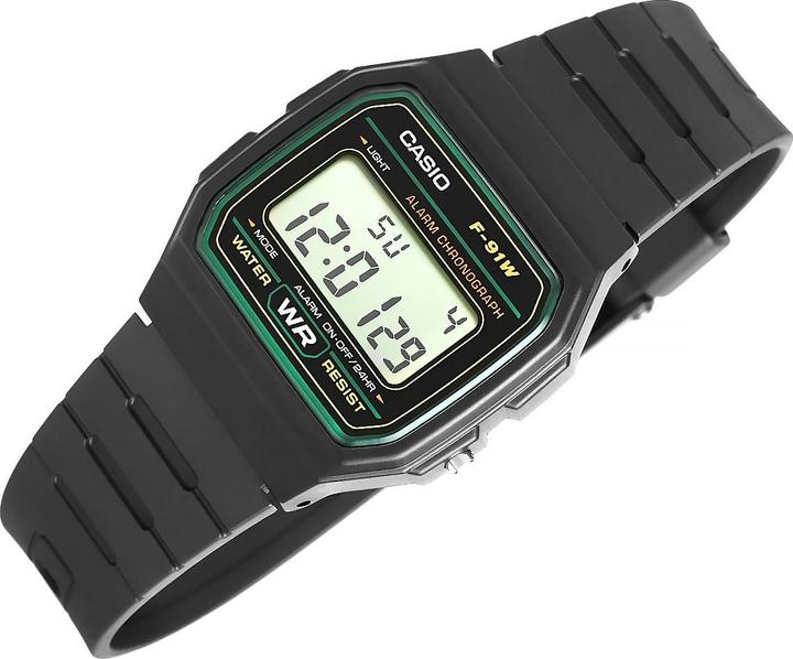 Actual product image Casio Retro Vintage - F-91W-3D (Digital watch, 33 mm)