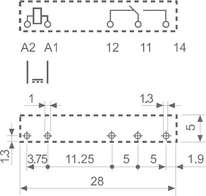 Image du produit Finder S.p.A. 34.51.7.024.5010 Relais pour circuit imprimé 24 V/DC 6 A 1 inverseur 1 pc. (34.51.7.024.5010)