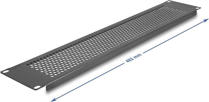 Actual product image Delock 19" blind panel with round holes