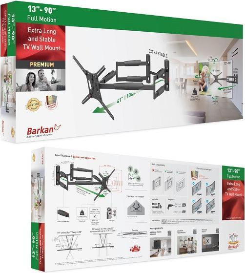 Actual product image Barkan WH 443 (Wall, 75", 43 kg)