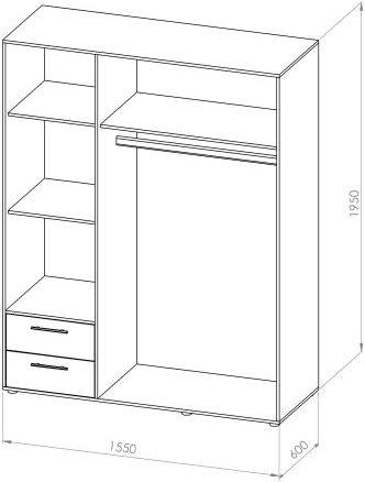 Produktbild Pol-Power Valencia (155 x 60 x 195 cm)
