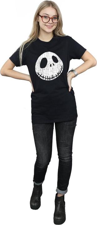 Immagine prodotto Disney Nightmare Before Christmas Jack Cracked Face Maglietta Ampia Donna (XL)