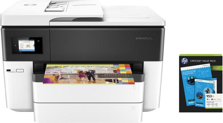 Produktbild HP OfficeJet Pro 7740 inkl. 953XL ValuePack