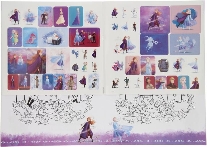 Image du produit Livre de coloriage Disney Frozen II avec autocollants