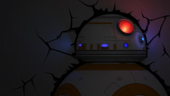 Actual product image 3DLightFX Star Wars: 3D Deco Light BB-8
