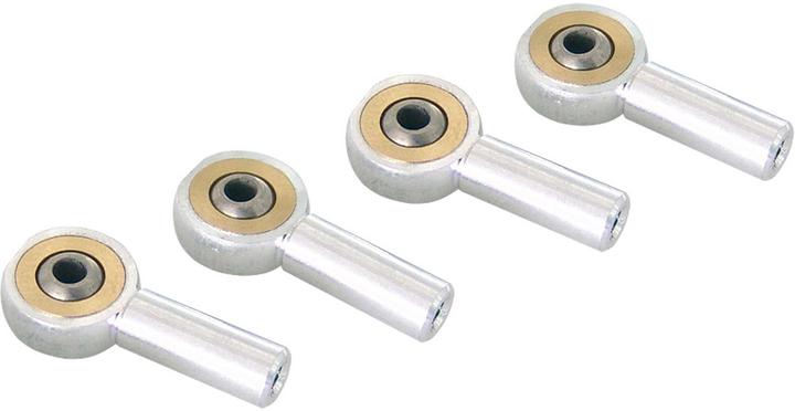 Image du produit Modellbau Lindinger joints à rotule m2,5 alu/acier 4pcs.