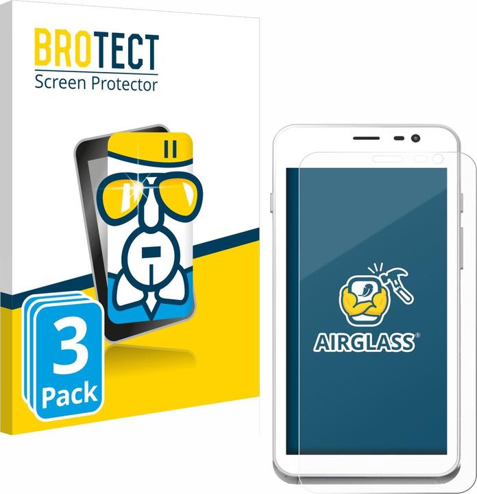 Produktbild BROTECT AirGlass Panzerglasfolie (3 Stück, Oppo A77 (2022))