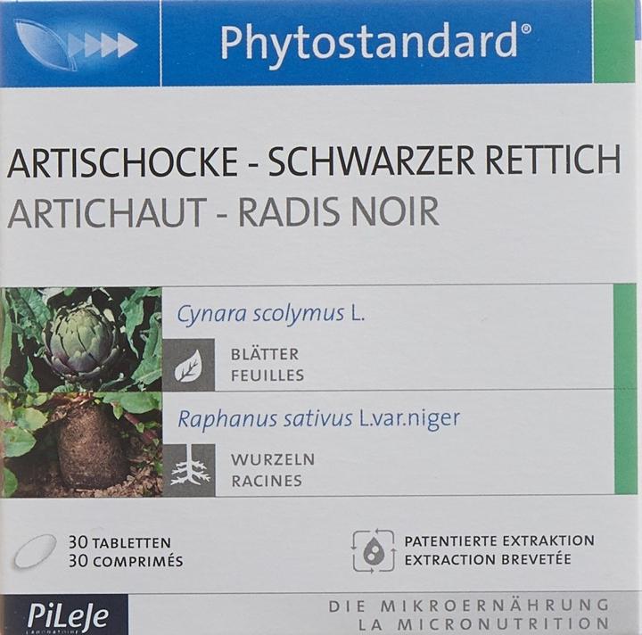 Nutritional values and ingredients Phytostandarts Artichoke - Black Radish Tablet (30 Piece, Pills, 35 g)