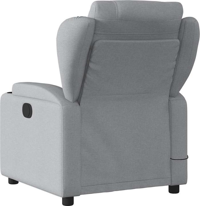 Immagine prodotto VidaXL Sedia da massaggio in tessuto grigio chiaro,Colore: Grigio chiaro,Materiale: Tessuto