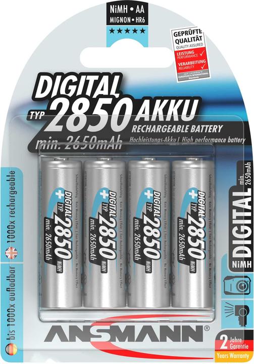 Produktbild Ansmann AA (4 Stk., AA, 2650 mAh)