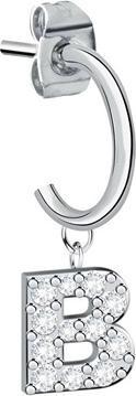 La Petite Story - Single steel earring "B" LPS02AQM78 (Stahl)