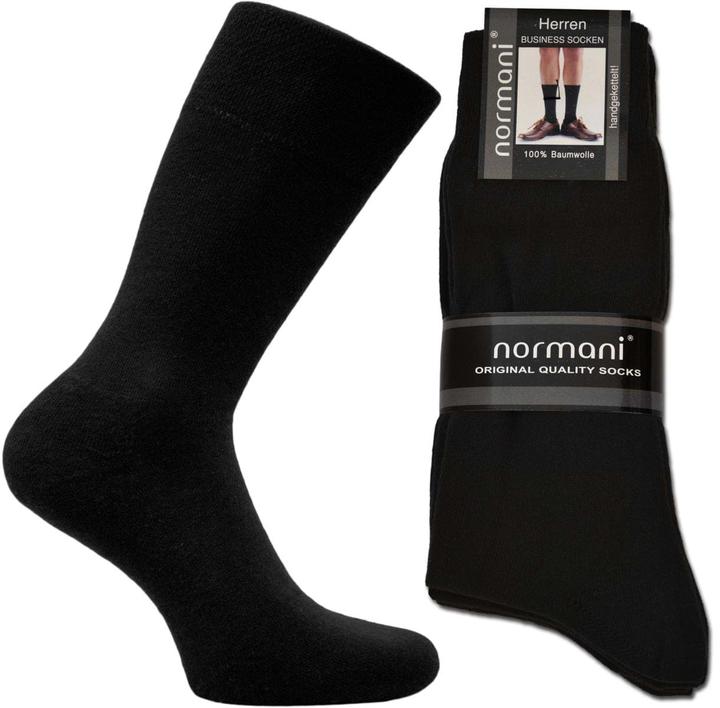 Image du produit Normani 10 paires de chaussettes pour hommes Noir (paquet de 10, 39 - 42)