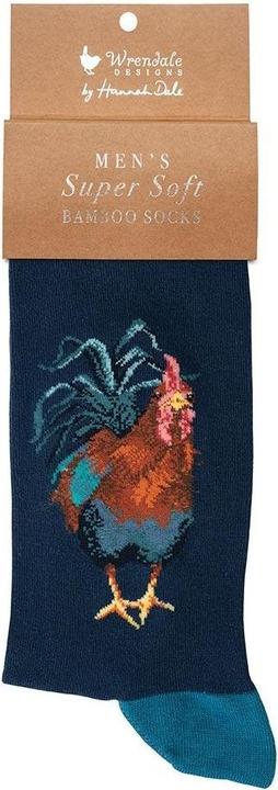 Wrendale Design Männersocken "Colours of the Rainbow“ Hahn (41 - 46)