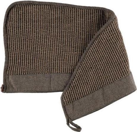 Actual product image Rento HAIR TOWEL KENNO 30X72CM BLAC/BEIGE