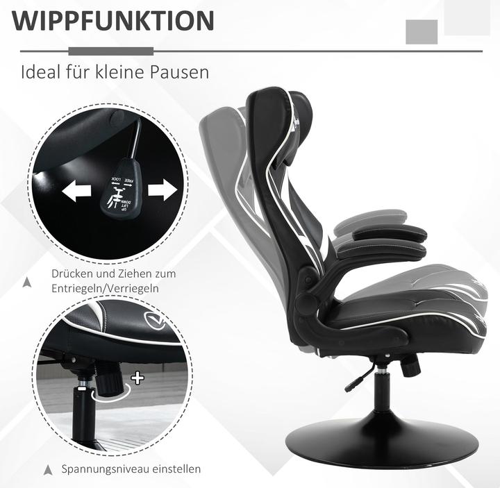 Actual product image Vinsetto Gaming chair