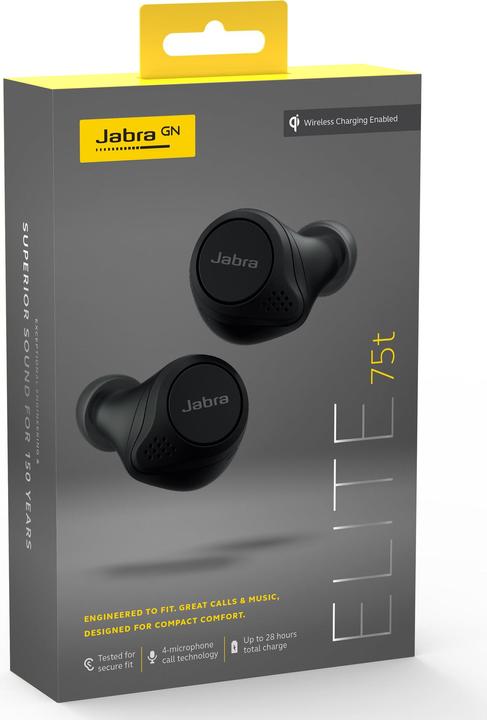 Produktbild Jabra Elite 75t WLC (7.50 h, Kabellos)