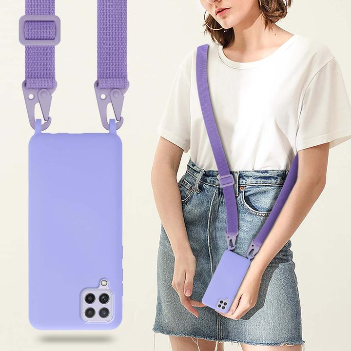 Actual product image Cadorabo TPU Cover Mobile Phone Chain Liquid (Samsung Galaxy M22, Samsung Galaxy A22, Samsung Galaxy A32)