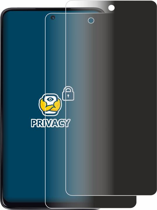 Produktbild BROTECT Sichtschutzfolie Anti-Spy Privacy Folie Blaulicht-Schutz (2 Stück, Motorola Moto G24)
